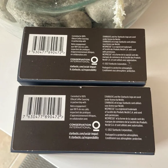 Two Boxes Of Starbucks Espresso Roast For Nespresso Vertuo (Over Date) - Picture 5 of 5